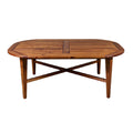 Houten Uitschuiftafel met Stijlvolle Poten